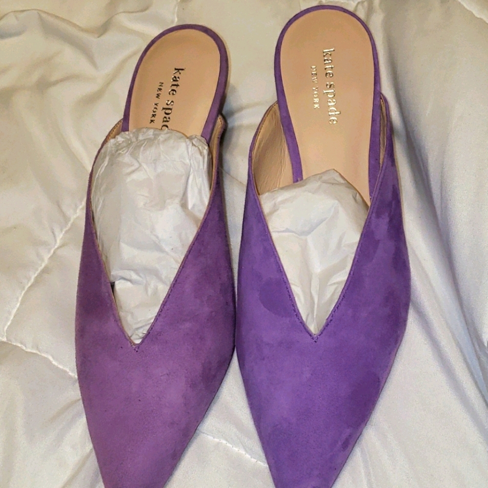 Kate Spade Lilac POP Coco point kitten heel CORI